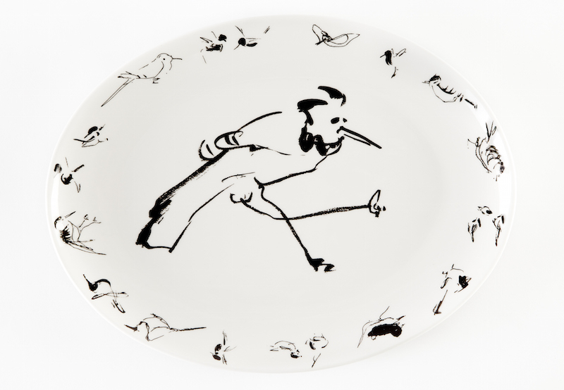 Billy Sullivan Birds Platter