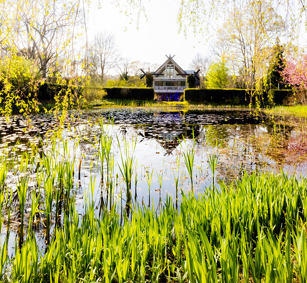 LongHouse pond by Philippe Cheng