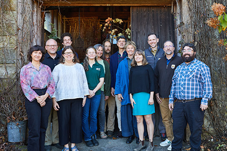 Managing Meadows symposium speakers and Perfect Earth Project staff